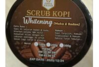 Scrub Badan Kopi Homemade – Cara & Manfaat
